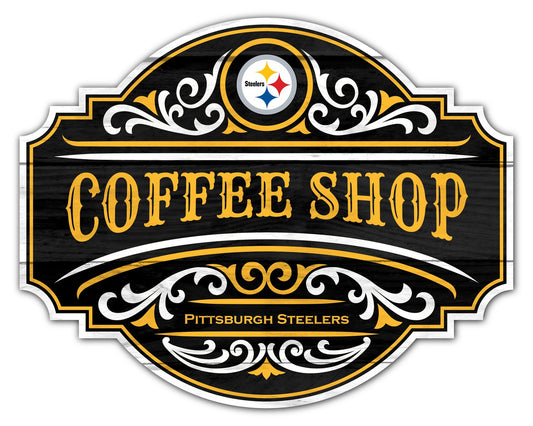 Pittsburgh Steelers Coffee Tavern Sign by Fan Creations