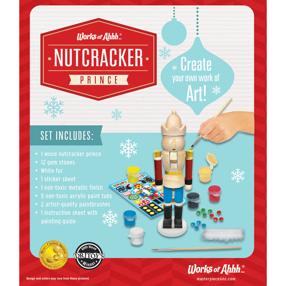 Nutcracker Prince Holiday Wood Paint Kit by Masterpieces