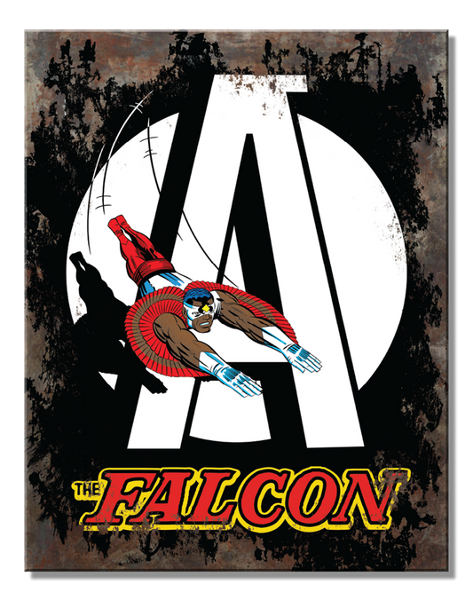 Marvel Falcon 16" x 12.5" Metal Tin Sign - 2783