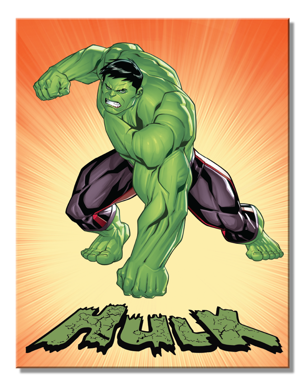Marvel Hulk Geometric 12" x 16" Metal Tin Sign - 2773