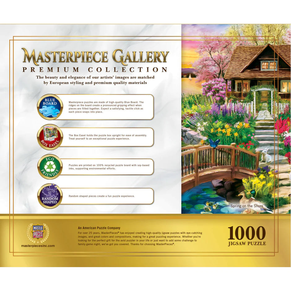 MasterPiece Gallery - Spring on the Shore 1000 Piece Jigsaw Puzzle by Masterpieces