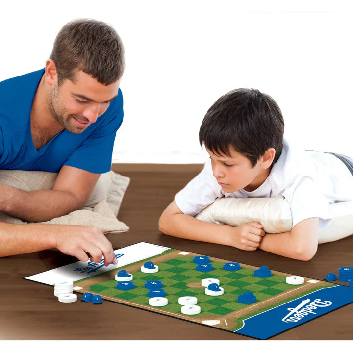 Los Angeles Dodgers Checkers Board Game by Masterpieces