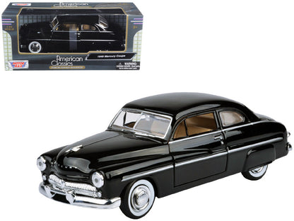 Motormax 1949 Mercury Black 1/24 diecast model. New, with real rubber tires, detailed interior and exterior, officially licensed.