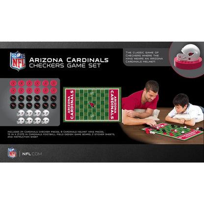 Arizona Cardinals Checkers Board Game by Masterpieces