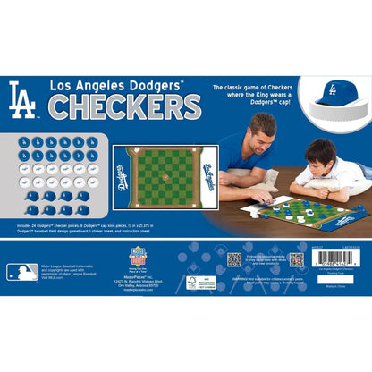 Los Angeles Dodgers Checkers Board Game by Masterpieces