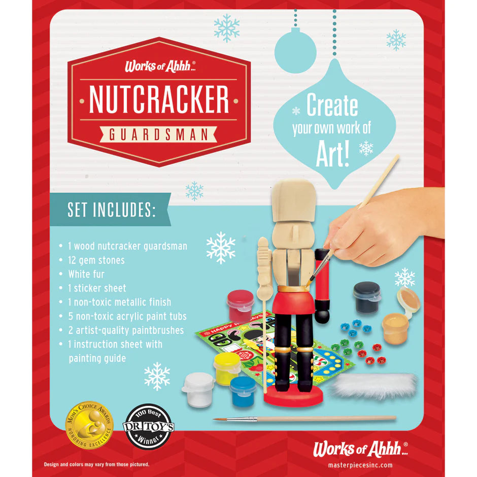 Nutcracker Guardsman Holiday Wood Paint Kit by Masterpieces