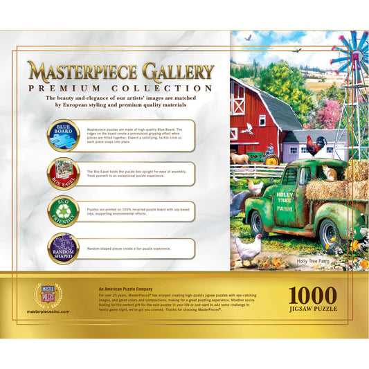 Masterpiece Gallery - Holly Tree Farm 1000 Piece Jigsaw Puzzle