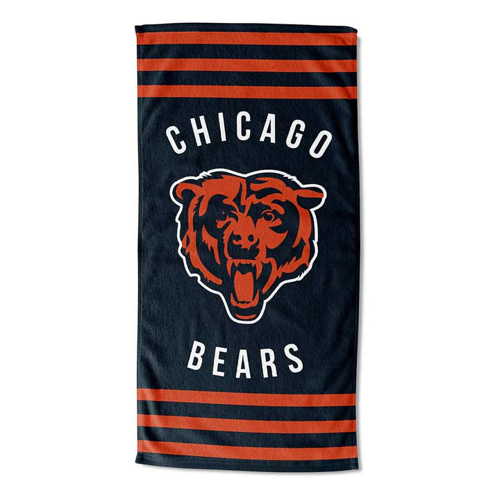 Chicago Bears 30" x 60" Stripes Beach Towel by Northwest