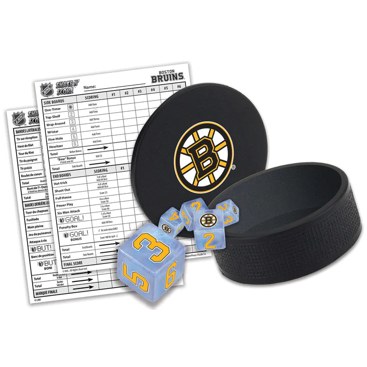 Boston Bruins Shake n Score Dice Game by MasterPieces