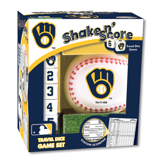 Milwaukee Brewers Shake n Score Dice Game by MasterPieces