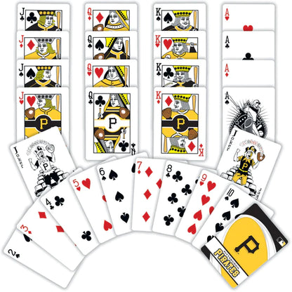 Pittsburgh Pirates Playing Cards - 54 Card Deck by Masterpieces