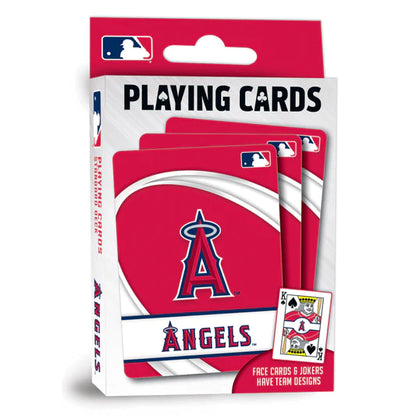 Los Angeles Angels Playing Cards - 54 Card Deck by Masterpieces