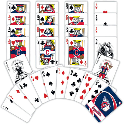 Cleveland Guardians Playing Cards - 54 Card Deck by Masterpieces