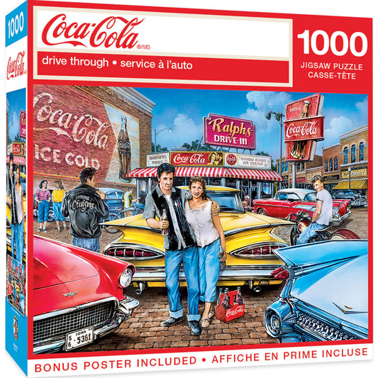 Coca-Cola - Drive Through 1000 Piece Jigsaw Puzzle by Masterpieces