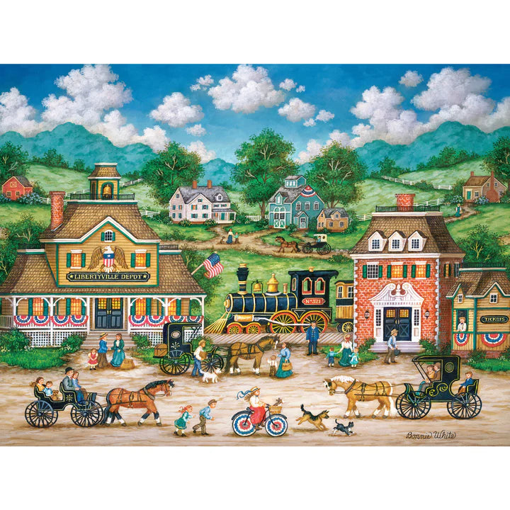 Heartland - Libertyville Depot 550 Piece Jigsaw Puzzle by Masterpieces