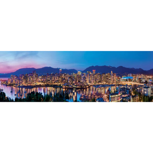 Vancouver 1000 Piece Panoramic Jigsaw Puzzle by Masterpieces