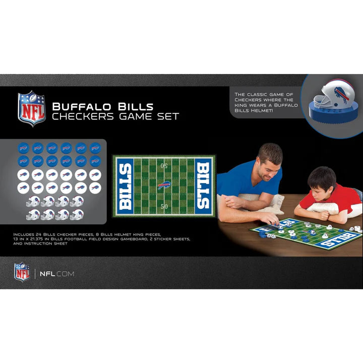 Buffalo Bills Checkers Board Game by Masterpieces