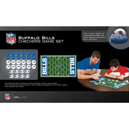 Buffalo Bills Checkers Board Game by Masterpieces