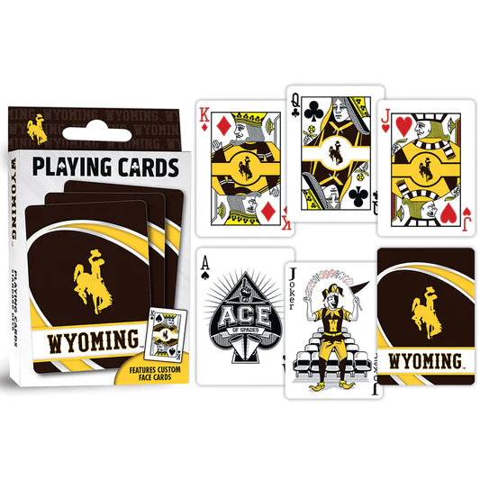 Wyoming Cowboys Playing Cards by Masterpieces