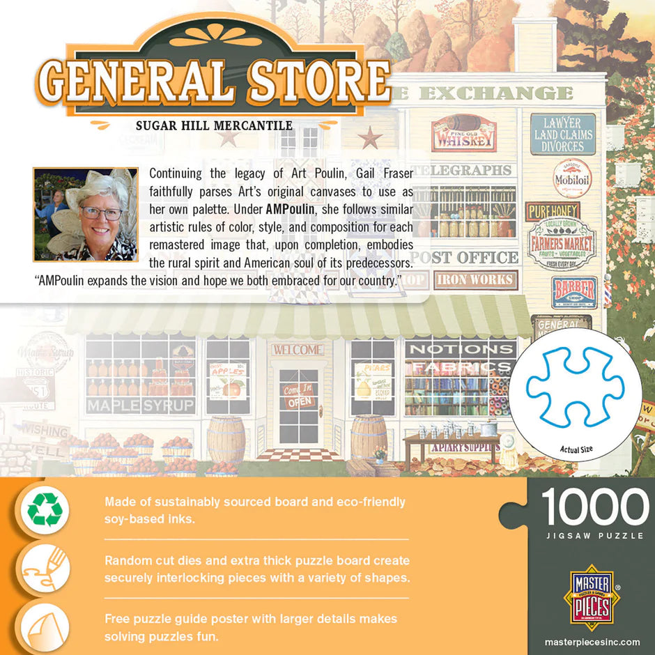 General Store - Sugar Hill Mercantile 1000 Piece Jigsaw Puzzle by Masterpieces