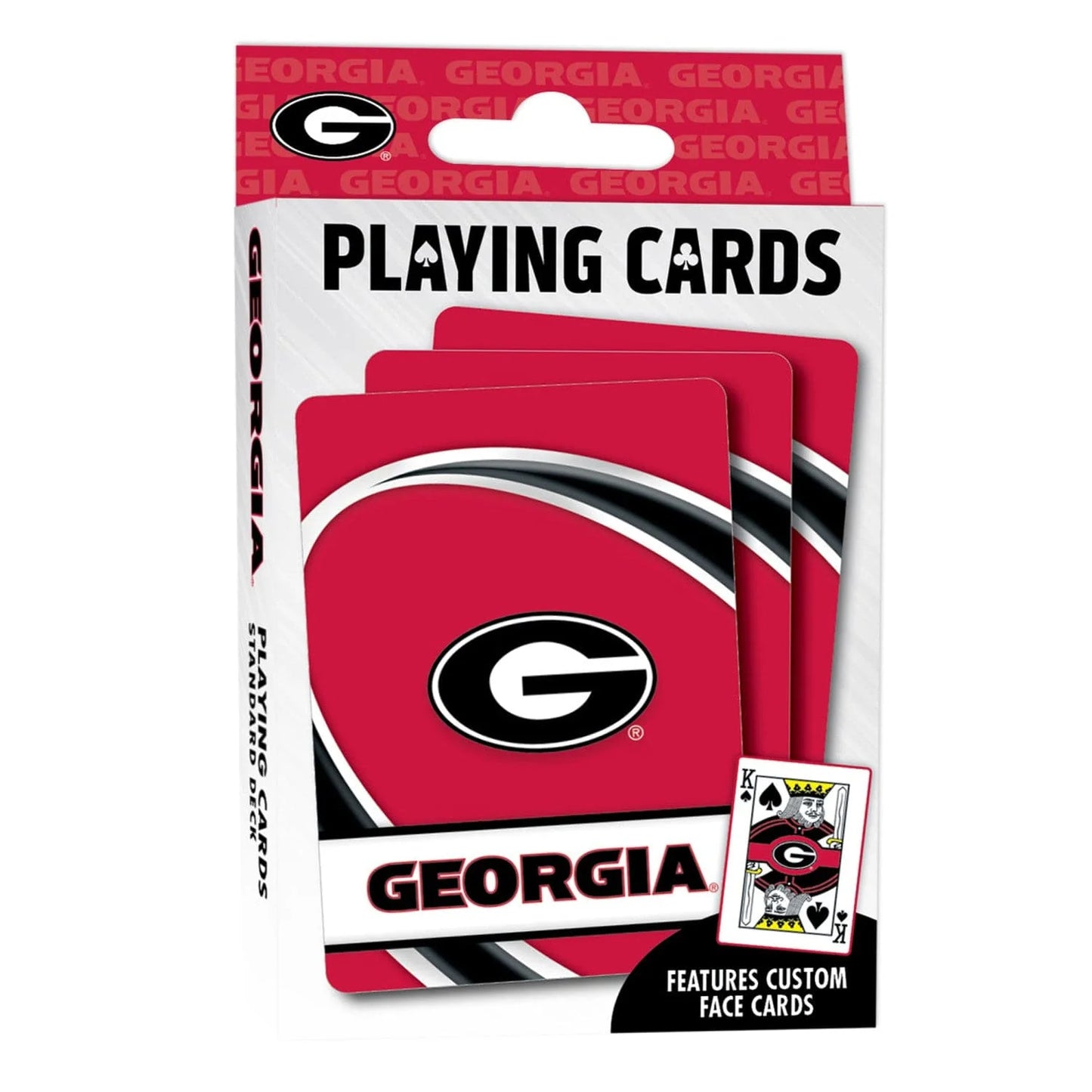 Georgia Bulldogs Playing Cards - 54 Card Deck by Masterpieces