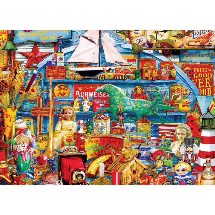 Flashbacks - Antiques & Collectibles 1000 Piece Jigsaw Puzzle by Masterpieces