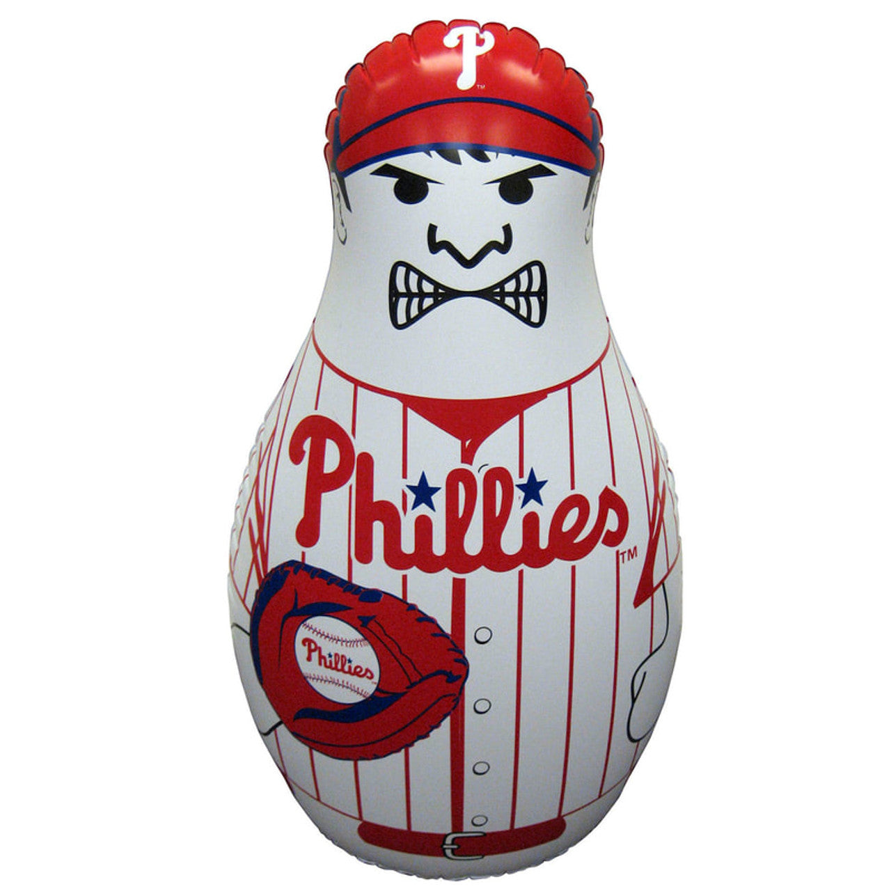 Philadelphia Phillies 40" MLB inflatable Tackle Buddy punching bag with bounce back action for young fans