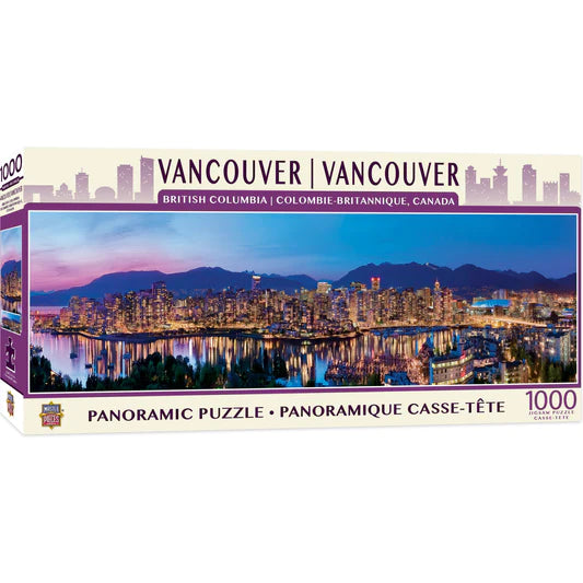 Vancouver 1000 Piece Panoramic Jigsaw Puzzle by Masterpieces