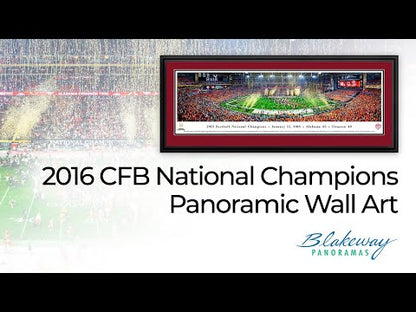 2016 CFP Panoramic Picture - College Football Playoff Championship - Alabama Crimson Tide by Blakeway Panoramas