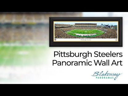 Pittsburgh Steelers 50 Yd Line Panoramic Fan Cave Decor - Acrisure Stadium Panorama by Blakeway Panoramas