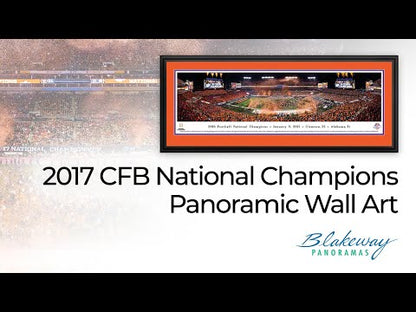 2017 CFP Panoramic Picture - Clemson Tigers College Football Playoff Championship by Blakeway Panoramas