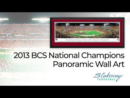 2013 BCS Football Championship Panoramic - Alabama Crimson Tide by Blakeway Panoramas