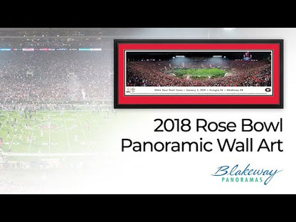 2018 Rose Bowl Panoramic Picture - Georgia Bulldogs by Blakeway Panoramas