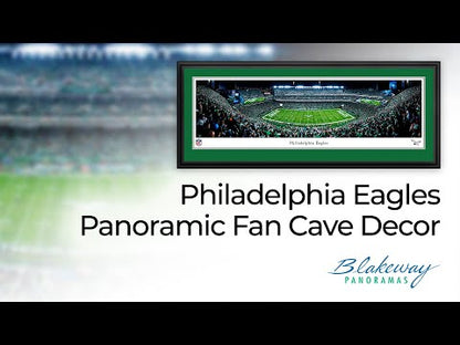 Philadelphia Eagles Throwback Game Panoramic Picture - NFL Lincoln Financial Field Fan Cave Decor