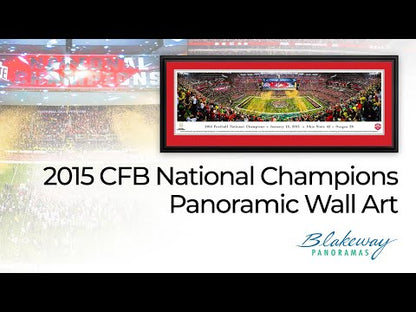 2015 CFP Championship Panoramic Picture - Ohio State Buckeyes by Blakeway Panoramas