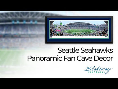 Seattle Seahawks Lumen Field Panoramic Picture - NFL Fan Cave Decor by Blakeway Panorama