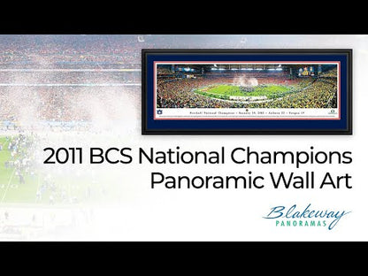 2011 BCS Football Championship Panoramic - Auburn Tigers by Blakeway Panoramas