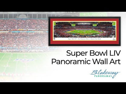 2020 Super Bowl LIV Kickoff Panoramic Picture - San Francisco 49ers vs. Kansas City Chiefs by Blakeway Panoramas