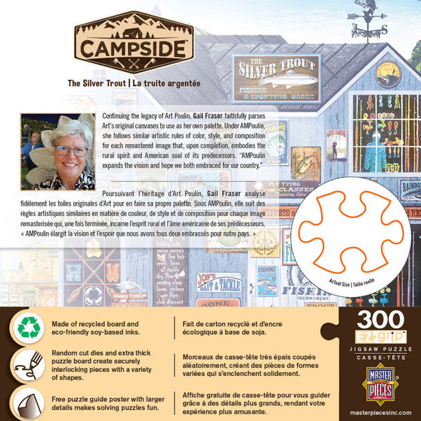 Campside - The Silver Trout 300 Piece Ez-Grip Jigsaw Puzzle