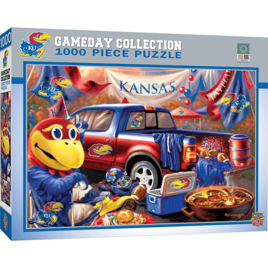 Kansas Jayhawks - Gameday 1000 Piece Jigsaw Puzzle by Masterpieces