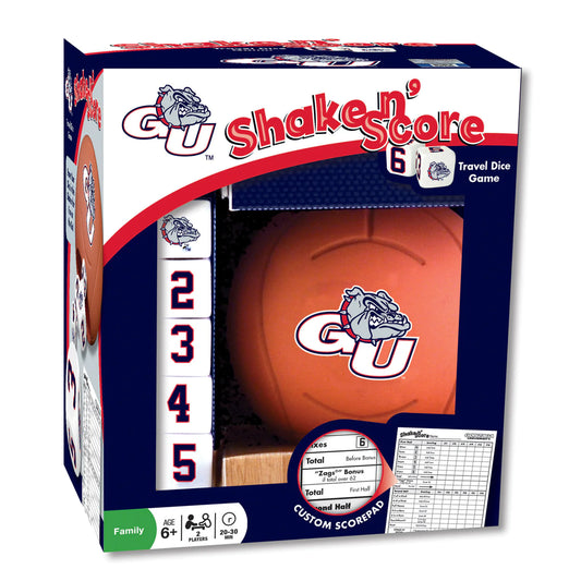 Gonzaga Bulldogs Shake n Score Dice Game by MasterPieces