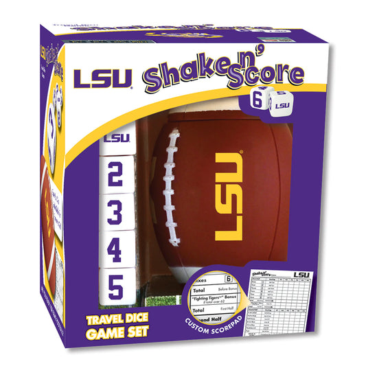 LSU Tigers Shake n Score Dice Game by MasterPieces