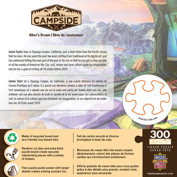 Campside - Hiker's Dream 300 Piece Ez-Grip Jigsaw Puzzle by Masterpieces