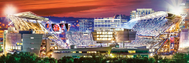 Cincinnati Bengals Panoramic Stadium 1000 Piece Puzzle - by Masterpieces