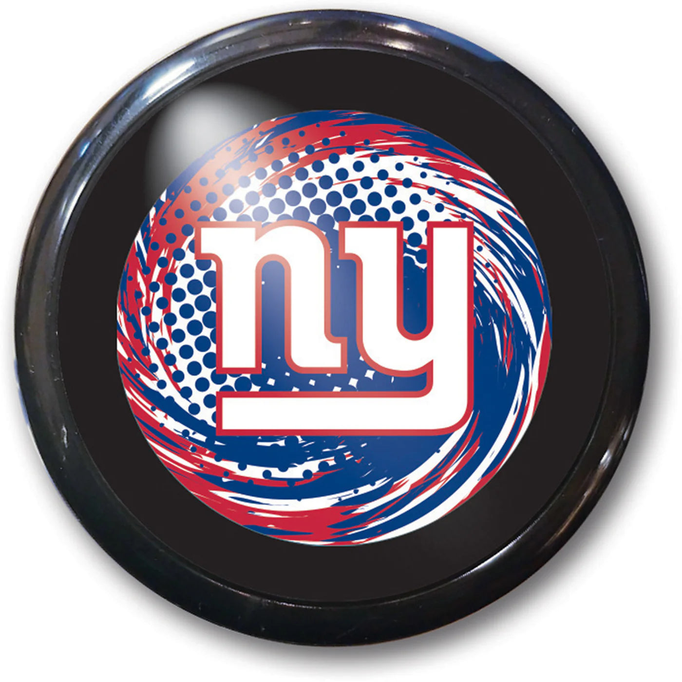 New York Giants NFL Yo-Yo: 5" x 3" x 2", team design, beginner level, official NFL, by Duncan / Masterpieces.