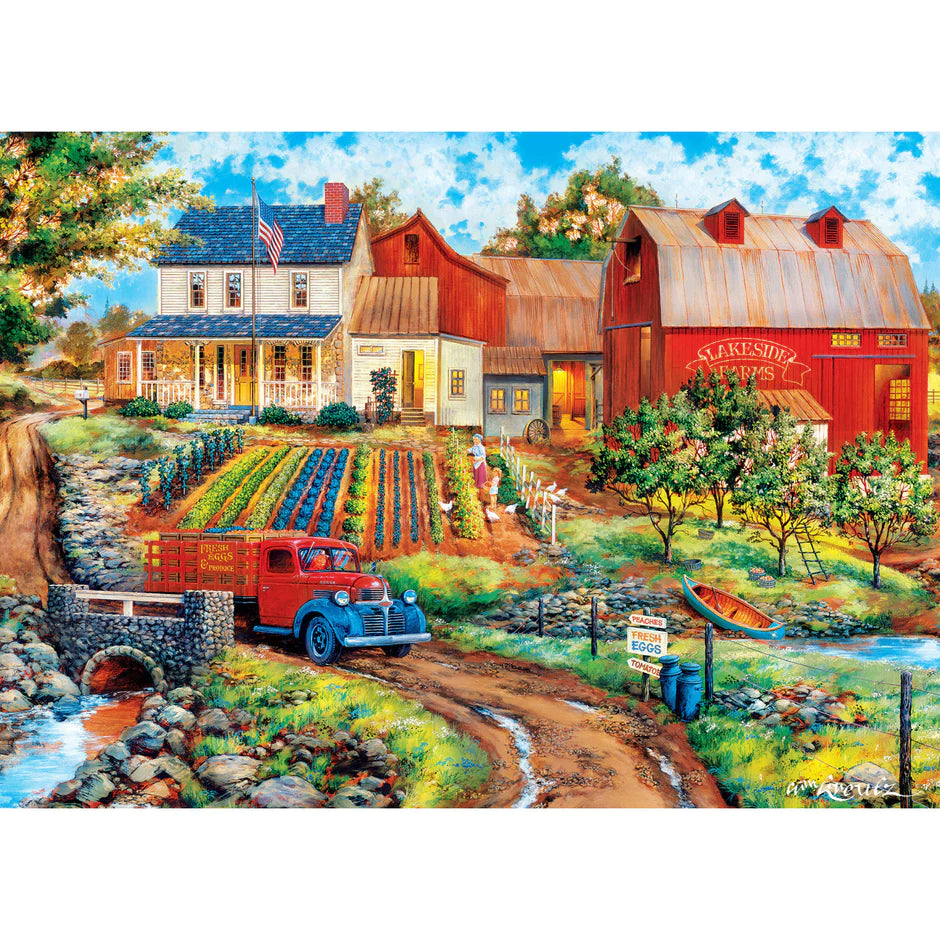 Farm & Country - Grandma's Garden 1000 Piece Jigsaw Puzzle by Masterpieces
