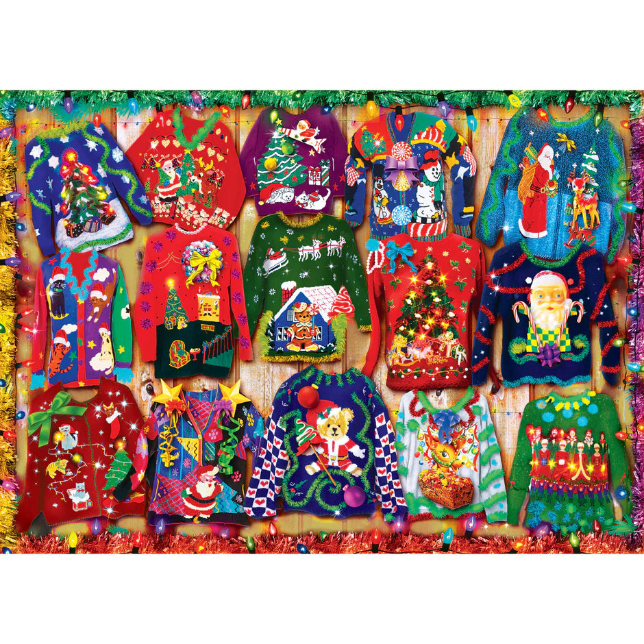 Christmas - Holiday Sweaters 1000 Piece Jigsaw Puzzle by Masterpieces