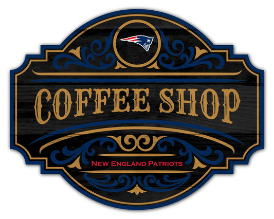 New England Patriots Coffee Tavern Sign by Fan Creations