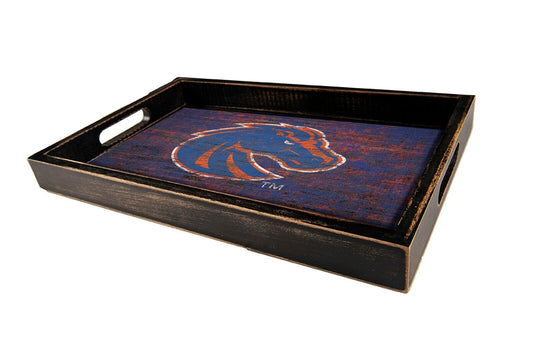 Boise State Broncos 9" x 15" Team Distressed Logo Serving Tray by Fan Creations
