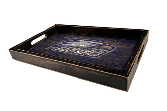 Georgia Southern Eagles 9" x 15" Team Distressed Logo Serving Tray by Fan Creations